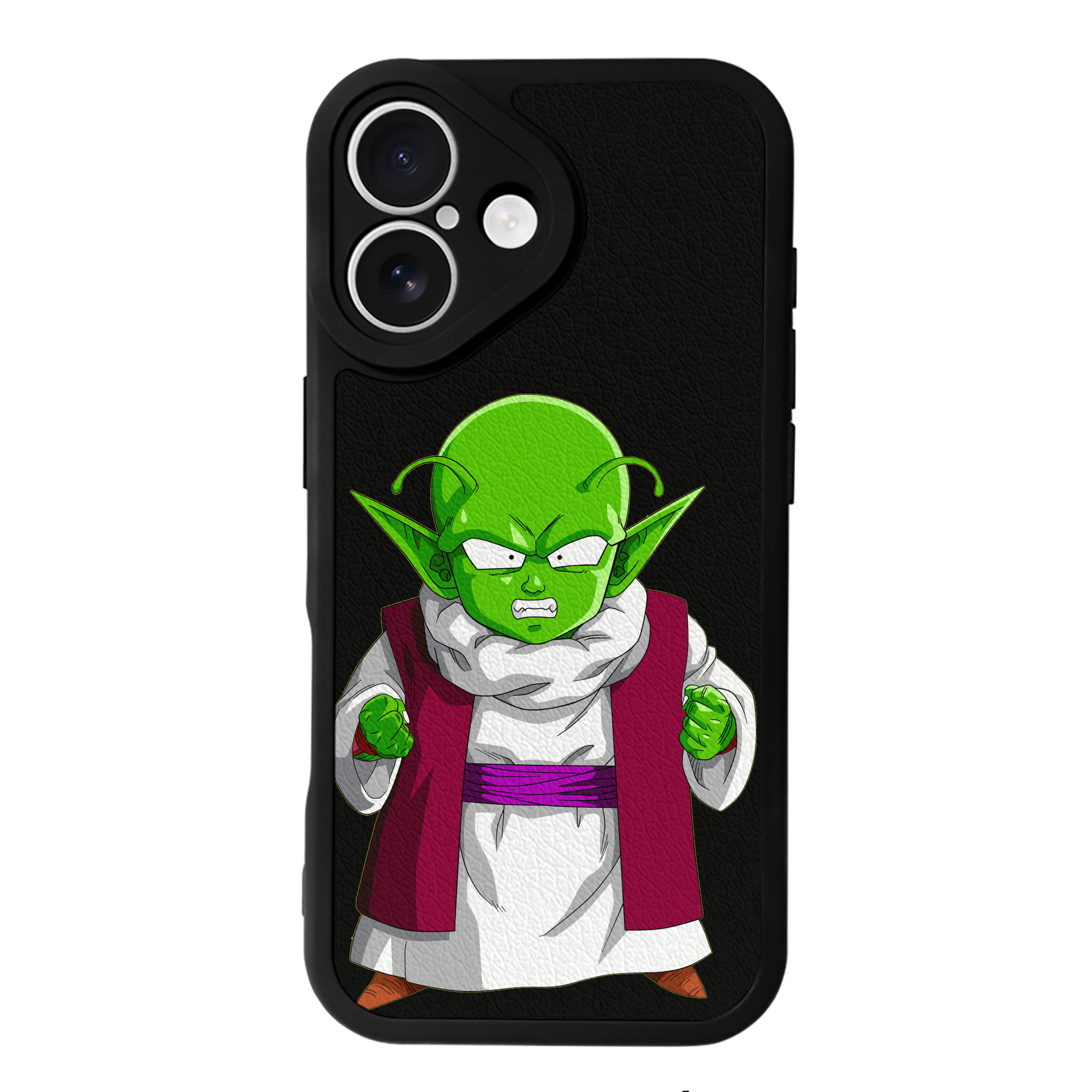 （画像用） ドラゴンボール ピッコロ DRAGON BALL Piccolo 【iPhone 16シリーズ対応】シリコンスマホケース（レザー調） 材質：シリコン